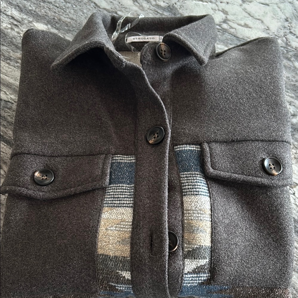 Staccato Brown Patterned Jacket - image 5